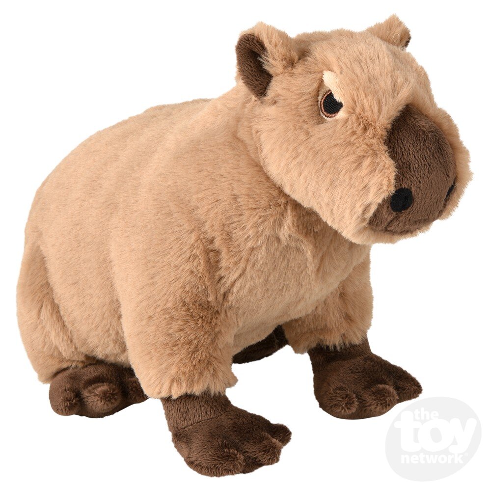 11-Inch Soft Plush Animal Den Capybara Toy